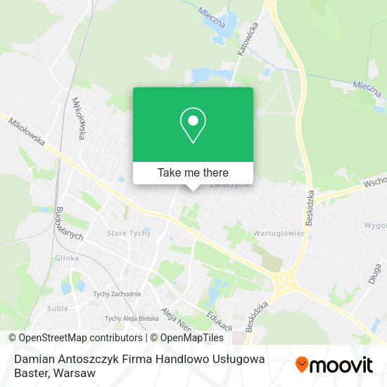 Damian Antoszczyk Firma Handlowo Usługowa Baster map