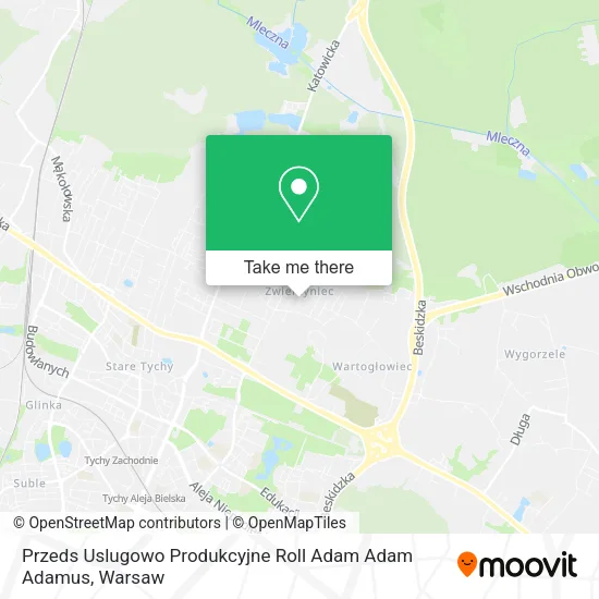 Przeds Uslugowo Produkcyjne Roll Adam Adam Adamus map