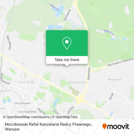 Moczkowski Rafał Kancelaria Radcy Prawnego map