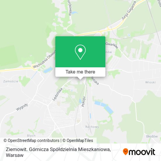 Ziemowit. Górnicza Spółdzielnia Mieszkaniowa map