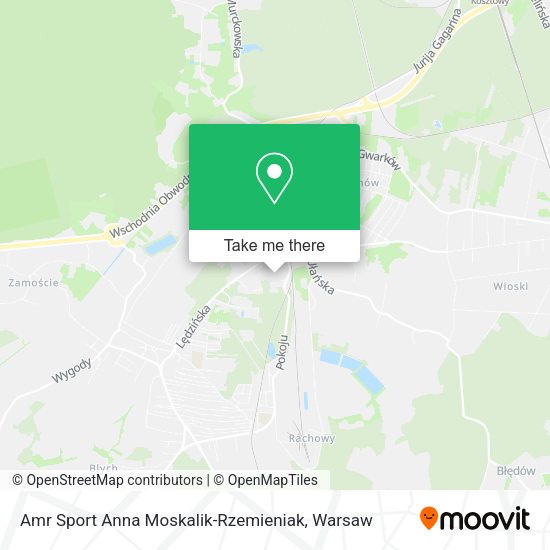 Amr Sport Anna Moskalik-Rzemieniak map