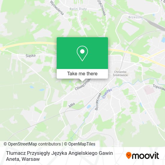 Tłumacz Przysięgły Języka Angielskiego Gawin Aneta map