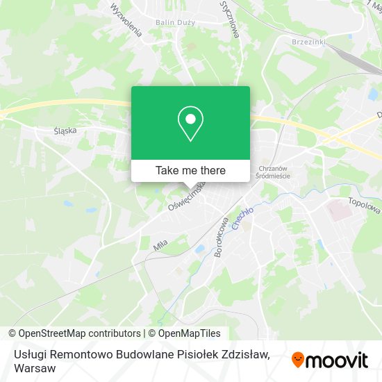 Usługi Remontowo Budowlane Pisiołek Zdzisław map