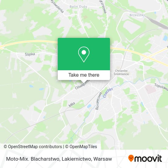 Moto-Mix. Blacharstwo, Lakiernictwo map