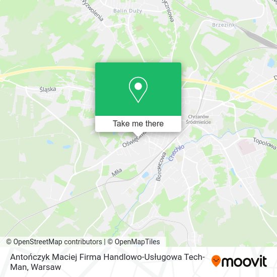 Antończyk Maciej Firma Handlowo-Usługowa Tech-Man map