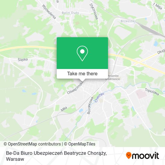 Be-Da Biuro Ubezpieczeń Beatrycze Chorąży map