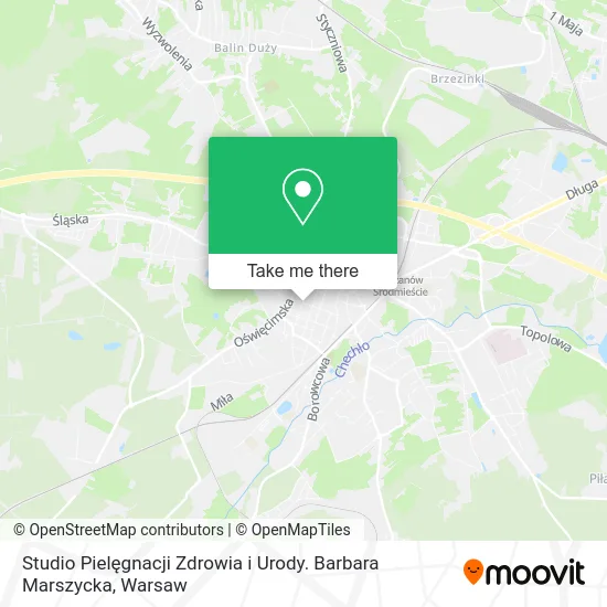 Studio Pielęgnacji Zdrowia i Urody. Barbara Marszycka map