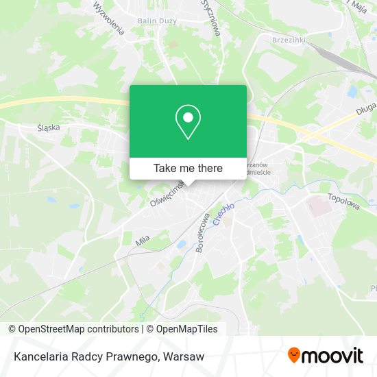 Kancelaria Radcy Prawnego map