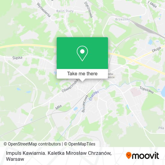 Impuls Kawiarnia. Kaletka Mirosław Chrzanów map