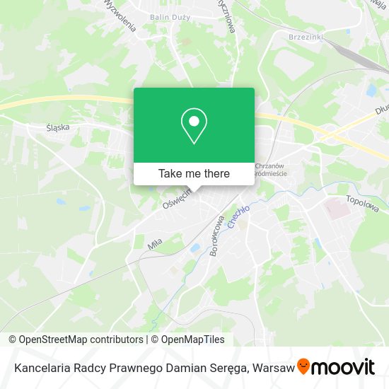 Kancelaria Radcy Prawnego Damian Seręga map