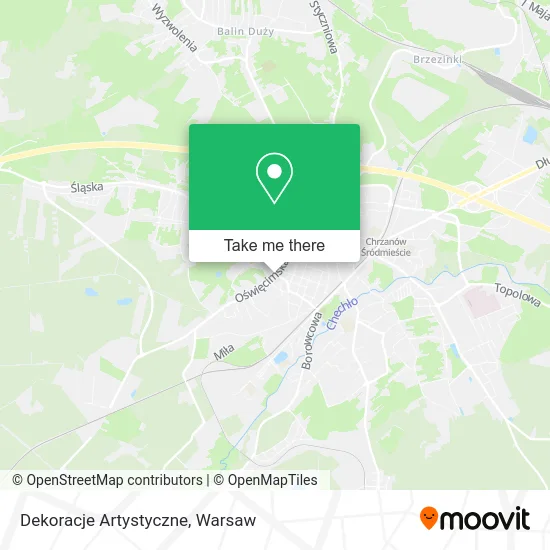 Карта Dekoracje Artystyczne