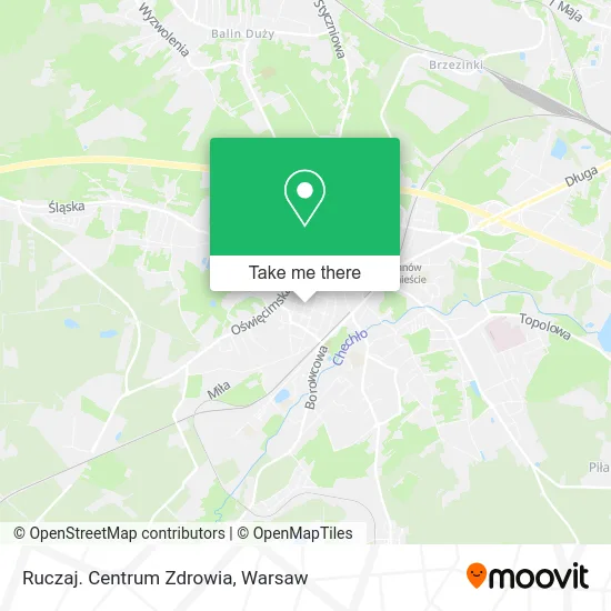 Карта Ruczaj. Centrum Zdrowia