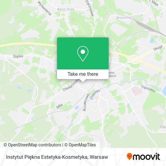 Instytut Piękna Estetyka-Kosmetyka map