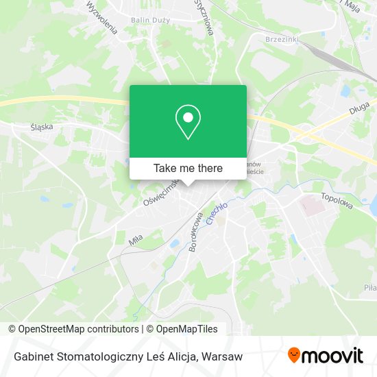 Gabinet Stomatologiczny Leś Alicja map