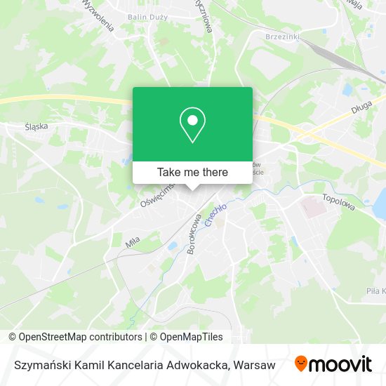 Szymański Kamil Kancelaria Adwokacka map