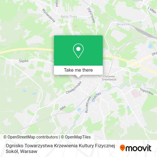 Ognisko Towarzystwa Krzewienia Kultury Fizycznej Sokół map