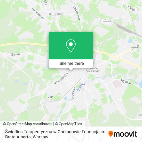 Świetlica Terapeutyczna w Chrzanowie Fundacja im. Brata Alberta map