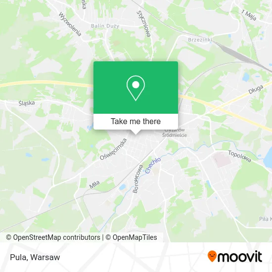 Pula map