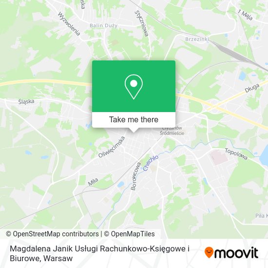 Magdalena Janik Usługi Rachunkowo-Księgowe i Biurowe map