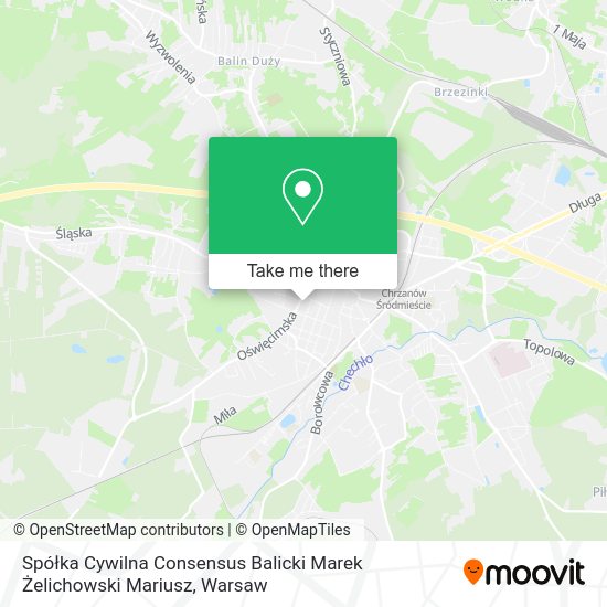 Spółka Cywilna Consensus Balicki Marek Żelichowski Mariusz map