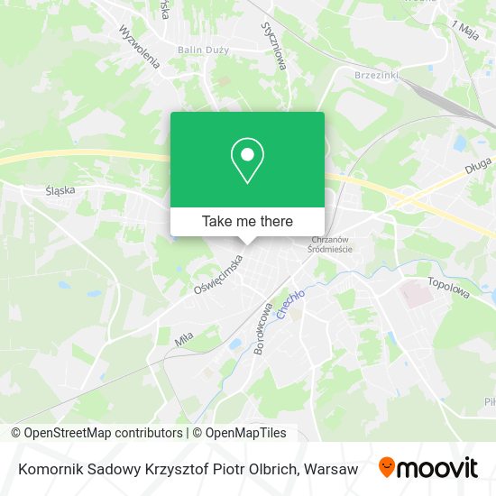 Komornik Sadowy Krzysztof Piotr Olbrich map