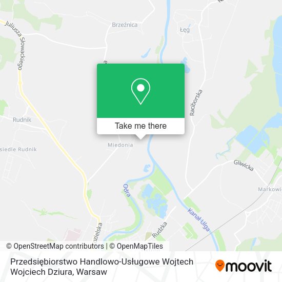 Przedsiębiorstwo Handlowo-Usługowe Wojtech Wojciech Dziura map