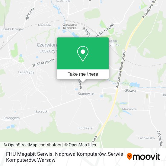 FHU Megabit Serwis. Naprawa Komputerów, Serwis Komputerów map