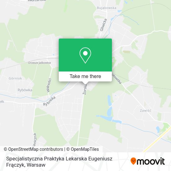 Specjalistyczna Praktyka Lekarska Eugeniusz Frączyk map