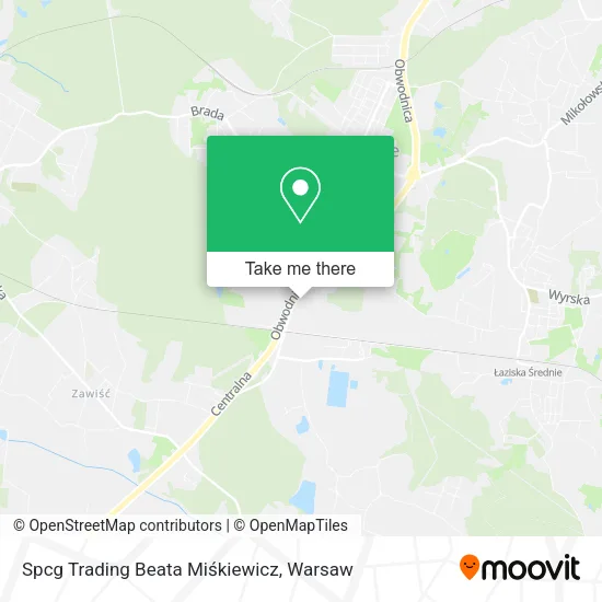 Карта Spcg Trading Beata Miśkiewicz