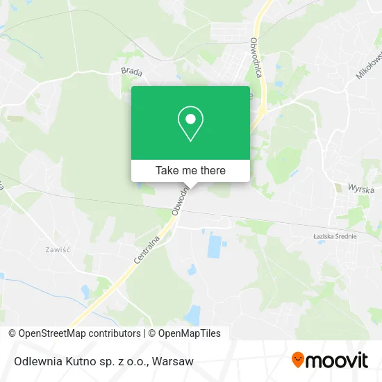 Карта Odlewnia Kutno sp. z o.o.