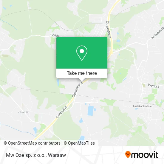 Карта Mw Oze sp. z o.o.