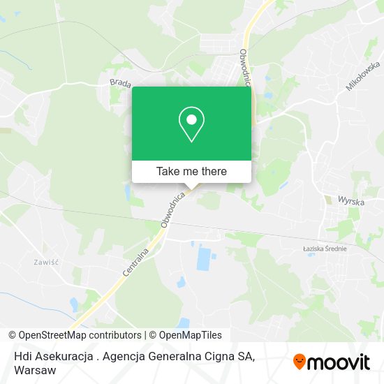 Hdi Asekuracja . Agencja Generalna Cigna SA map