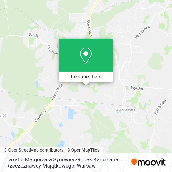 Taxatio Małgorzata Synowiec-Robak Kancelaria Rzeczoznawcy Majątkowego map