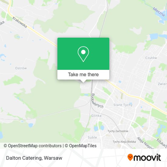 Dalton Catering map