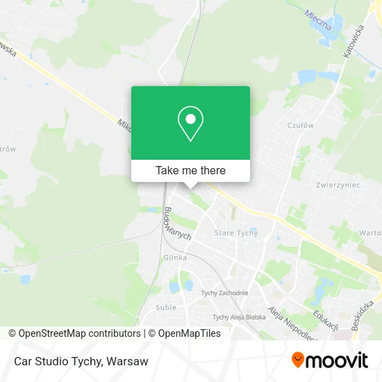 Карта Car Studio Tychy