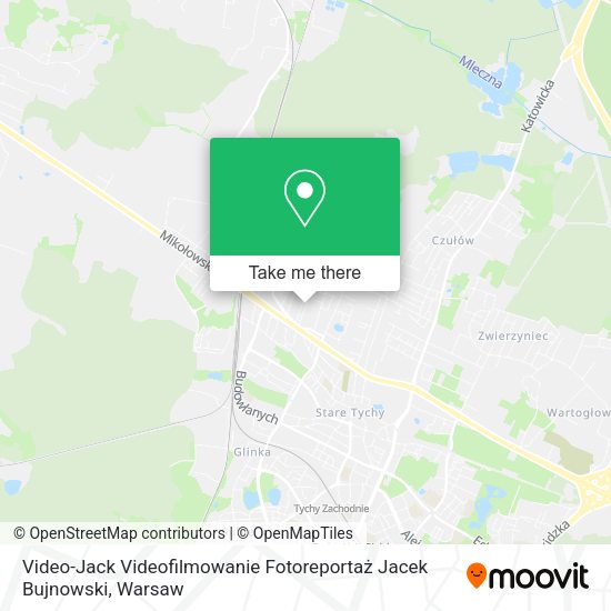 Video-Jack Videofilmowanie Fotoreportaż Jacek Bujnowski map