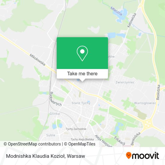 Modnishka Klaudia Kozioł map