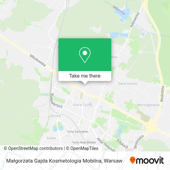 Małgorzata Gajda Kosmetologia Mobilna map