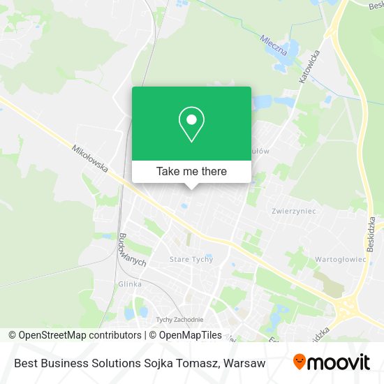 Best Business Solutions Sojka Tomasz map