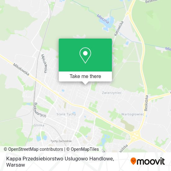 Kappa Przedsiebiorstwo Uslugowo Handlowe map