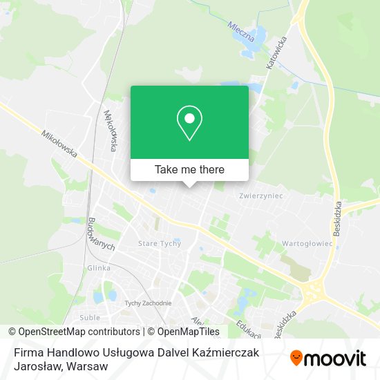 Firma Handlowo Usługowa Dalvel Kaźmierczak Jarosław map