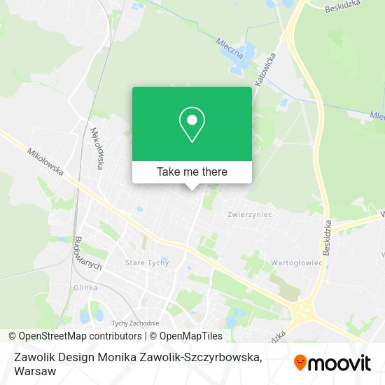 Zawolik Design Monika Zawolik-Szczyrbowska map