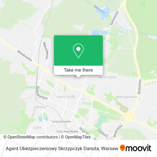 Карта Agent Ubezpieczeniowy Skrzypczyk Danuta