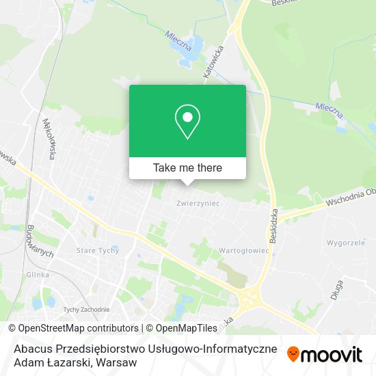 Abacus Przedsiębiorstwo Usługowo-Informatyczne Adam Łazarski map