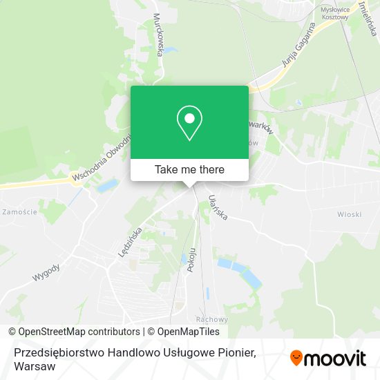 Przedsiębiorstwo Handlowo Usługowe Pionier map