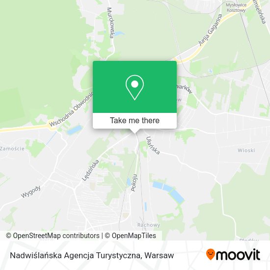 Nadwiślańska Agencja Turystyczna map