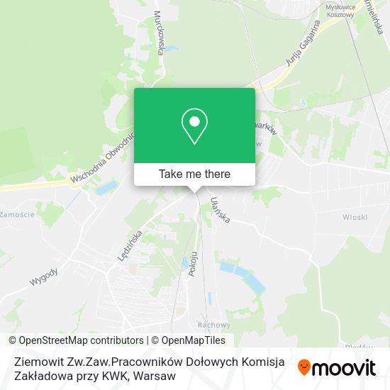 Ziemowit Zw.Zaw.Pracowników Dołowych Komisja Zakładowa przy KWK map