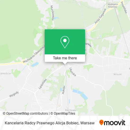 Карта Kancelaria Radcy Prawnego Alicja Bobiec