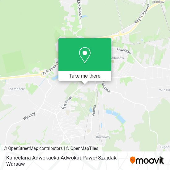 Kancelaria Adwokacka Adwokat Paweł Szajdak map