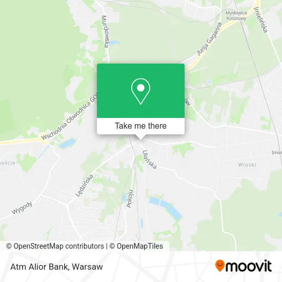 Карта Atm Alior Bank